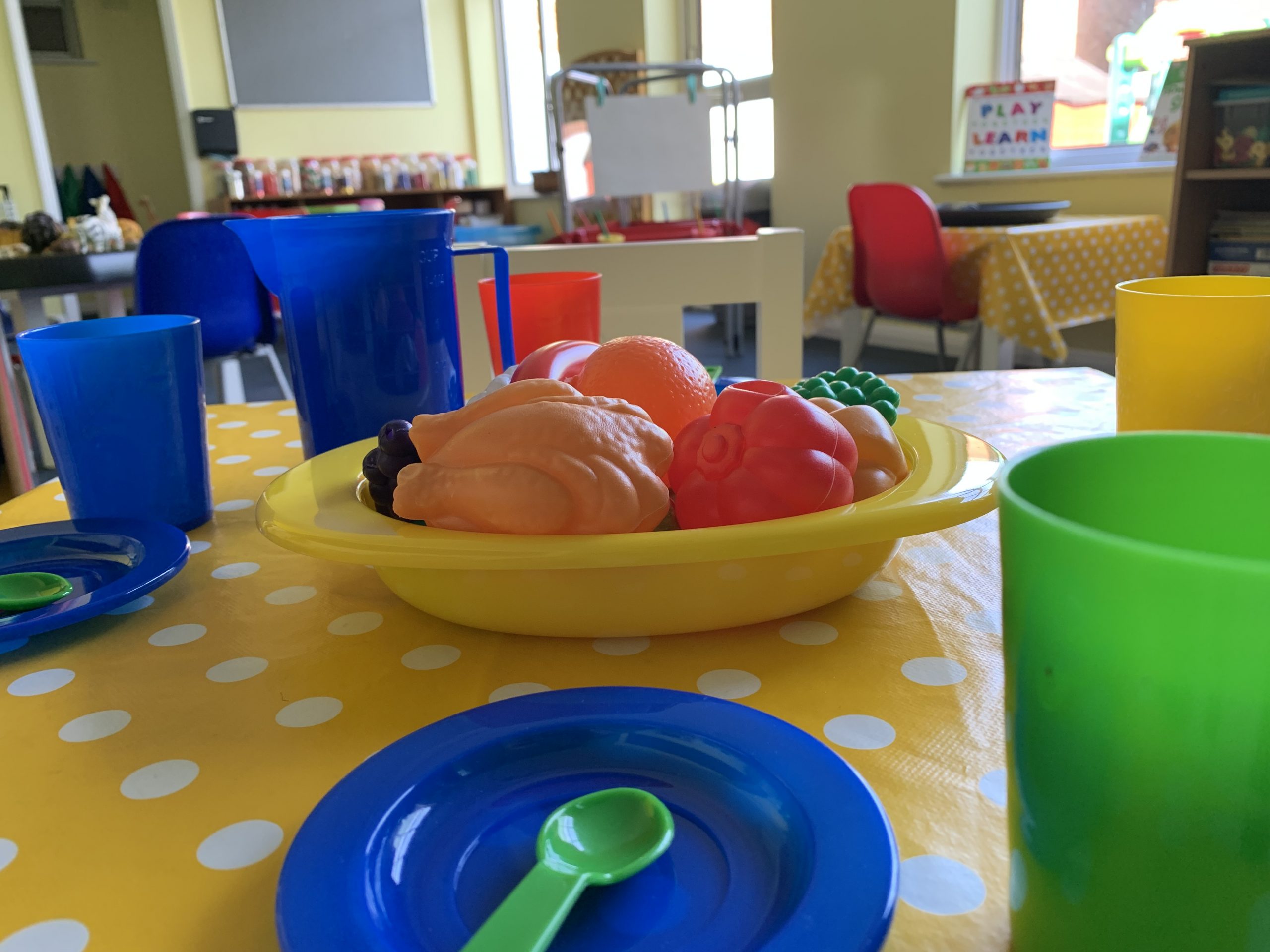 The 3 to 5 year old room at Teeny Days